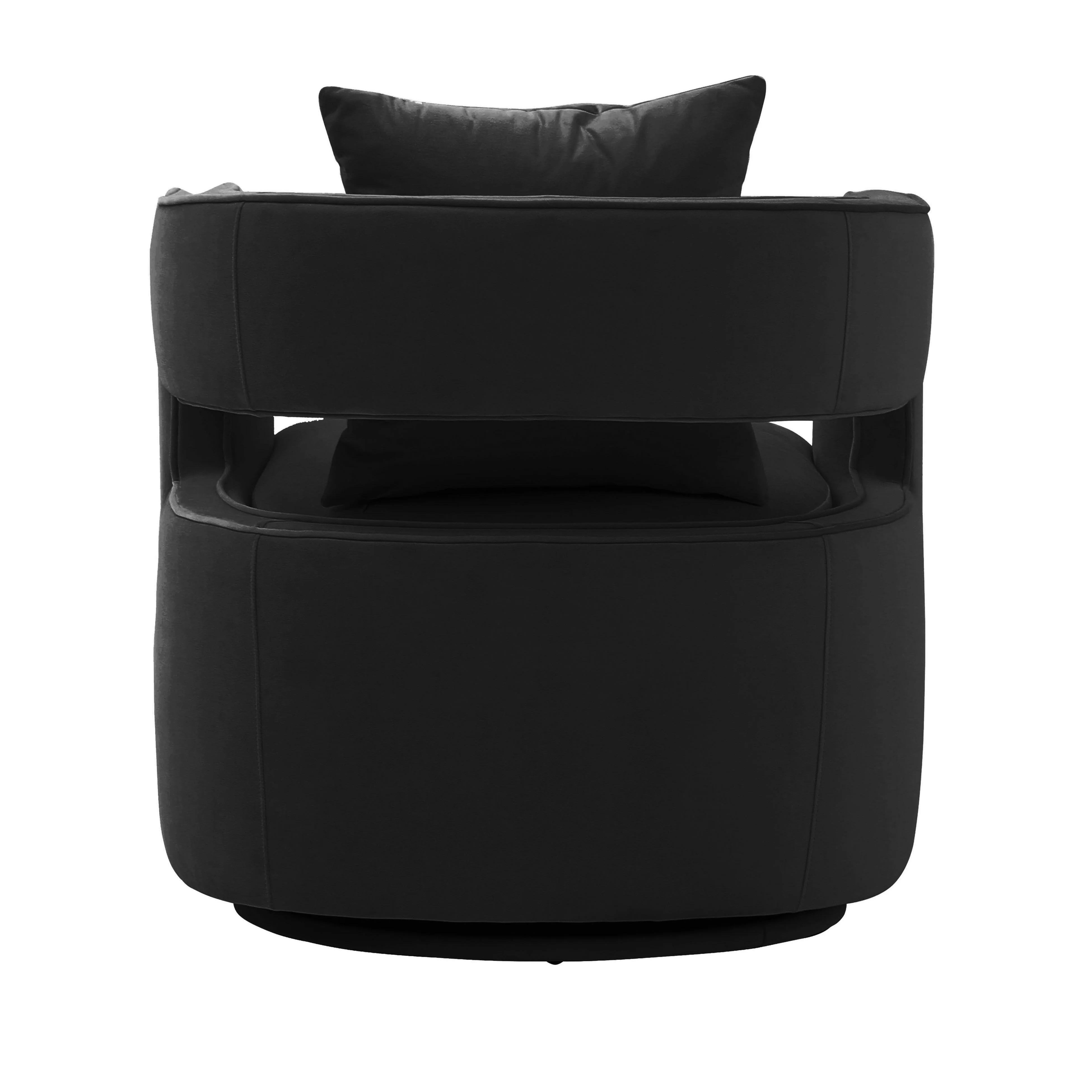 Kennedy Performance Velvet Swivel Accent Chair - Image 18