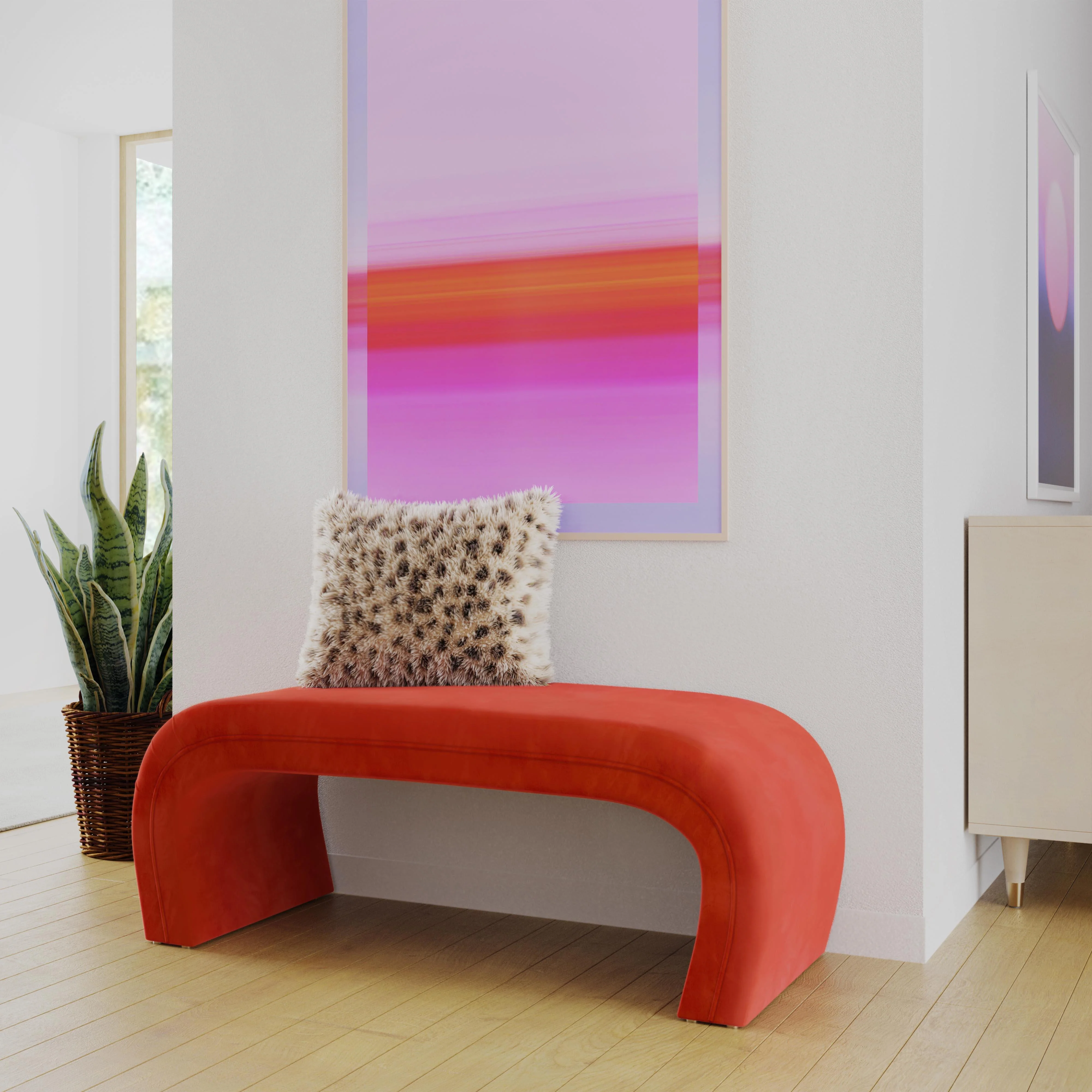 Kenya 48" Performance Velvet Bench - Image 31