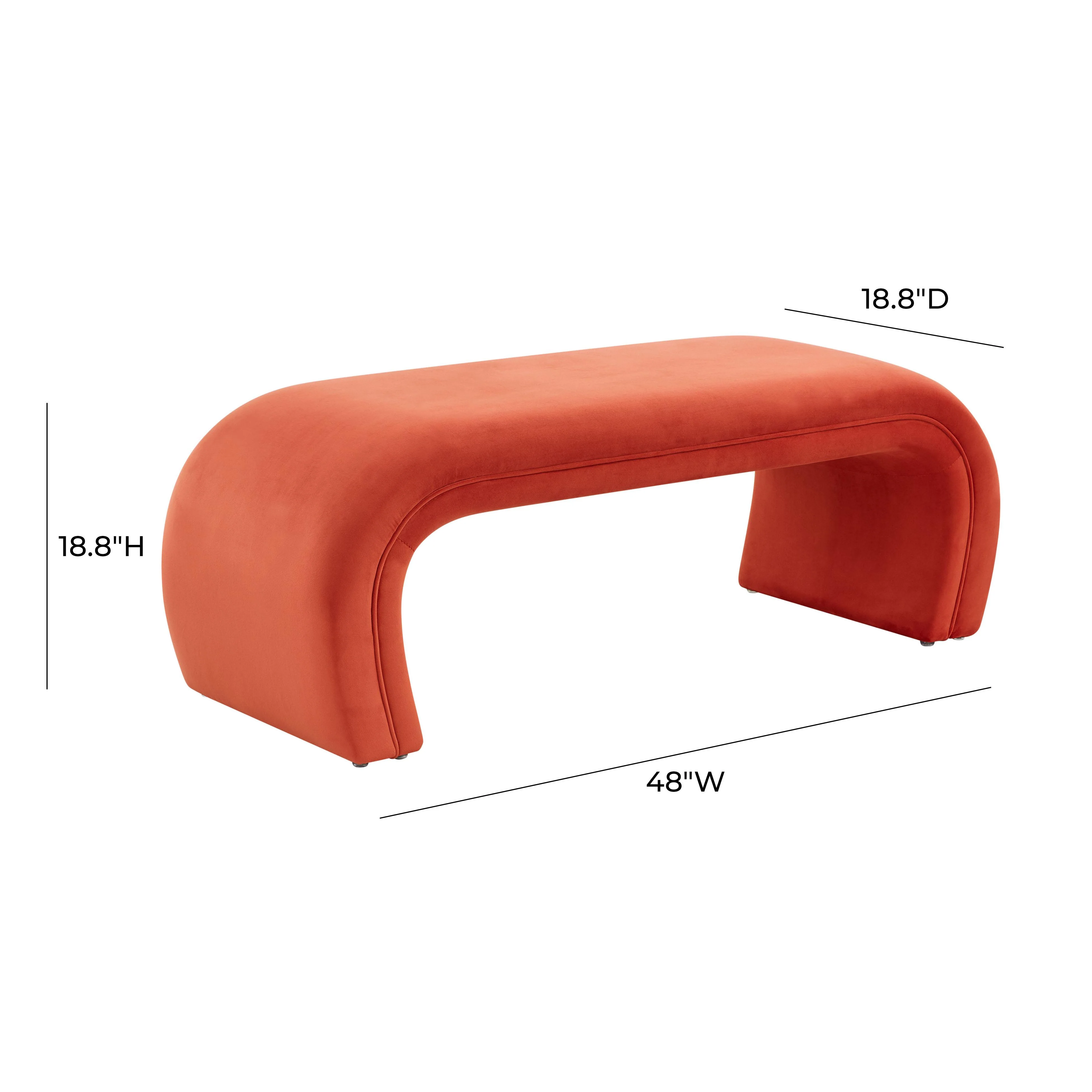 Kenya 48" Performance Velvet Bench - Image 34