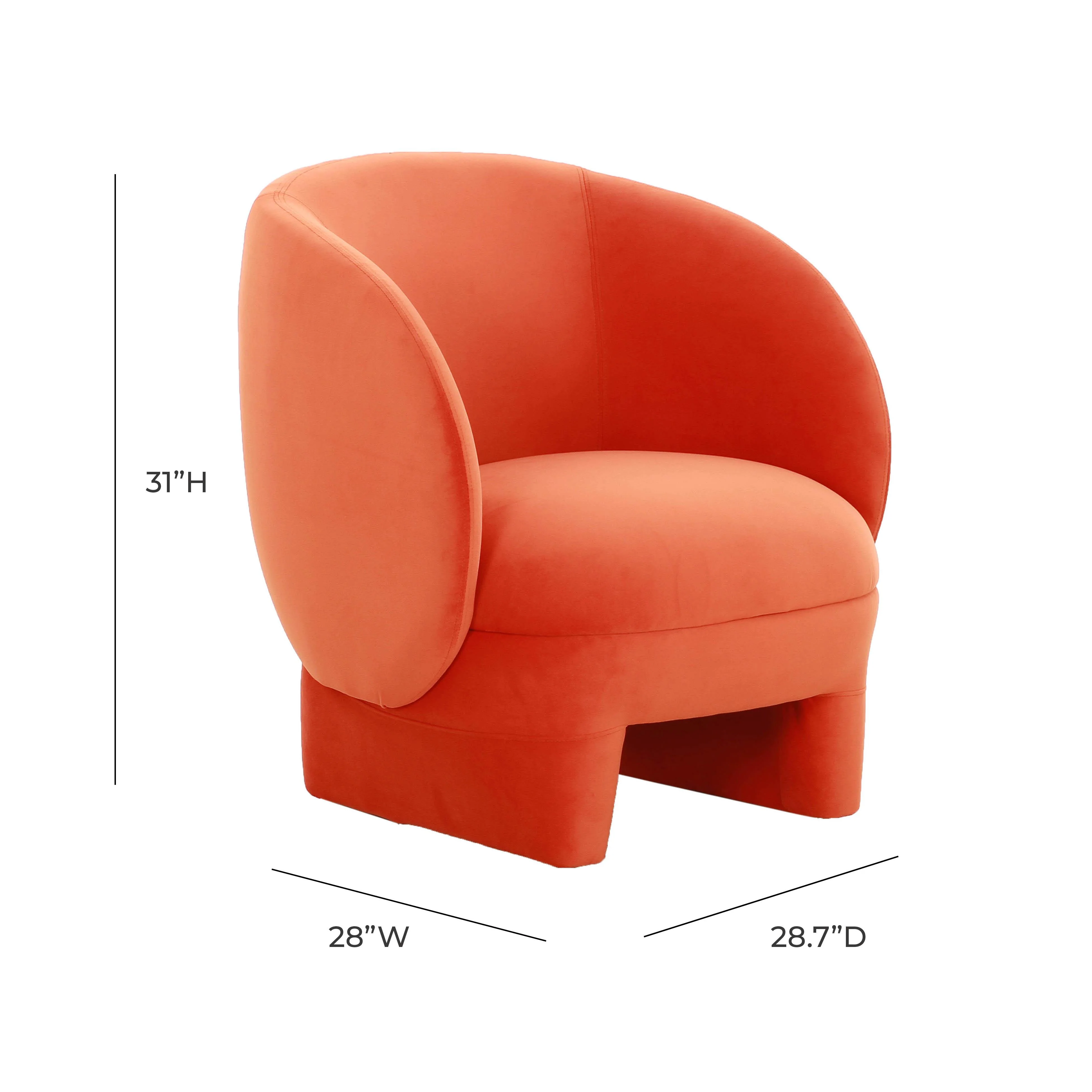 Kiki Performance Velvet Accent Chair - Image 12