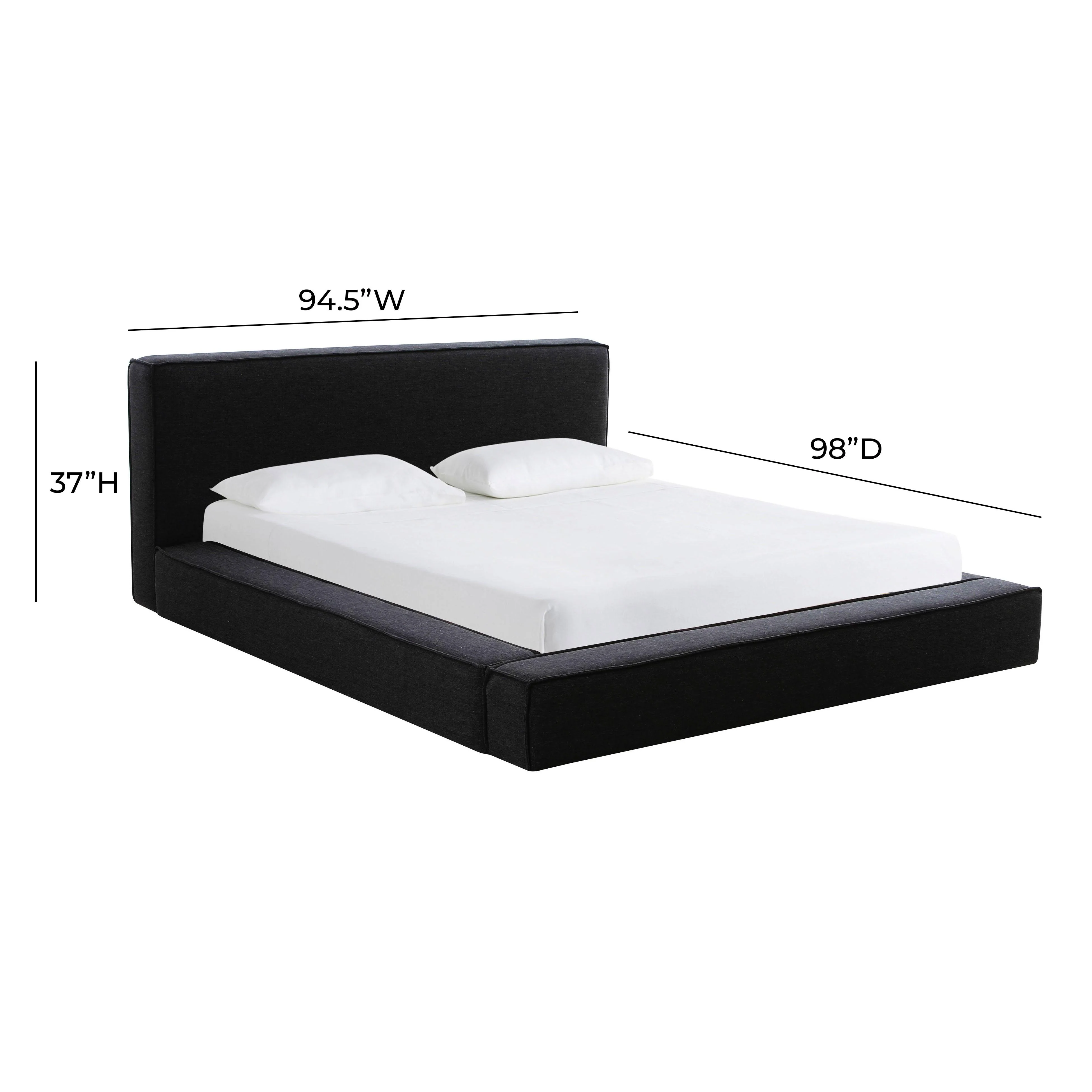 Olafur Performance Linen Upholstered Bed - Image 21