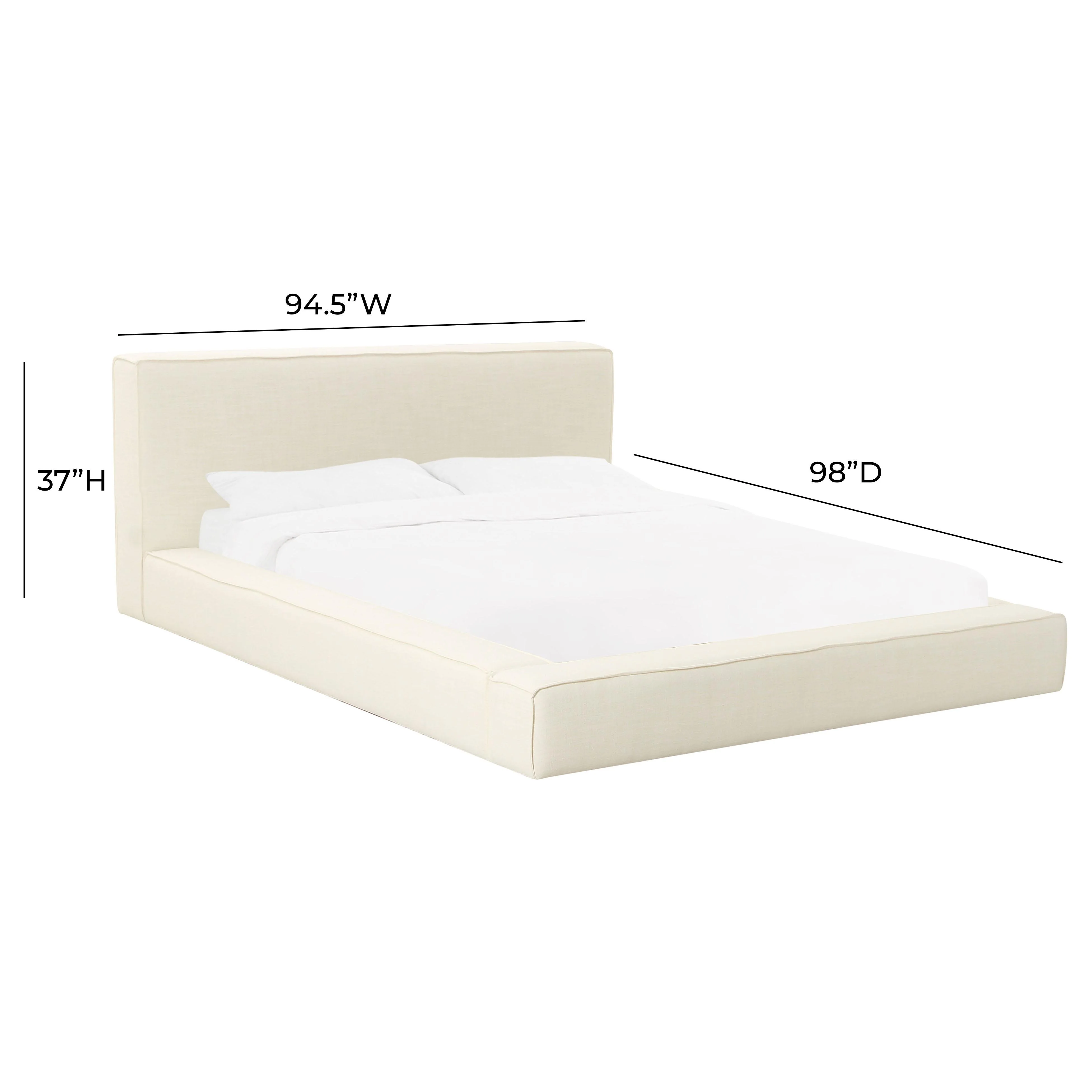 Olafur Performance Linen Upholstered Bed - Image 28