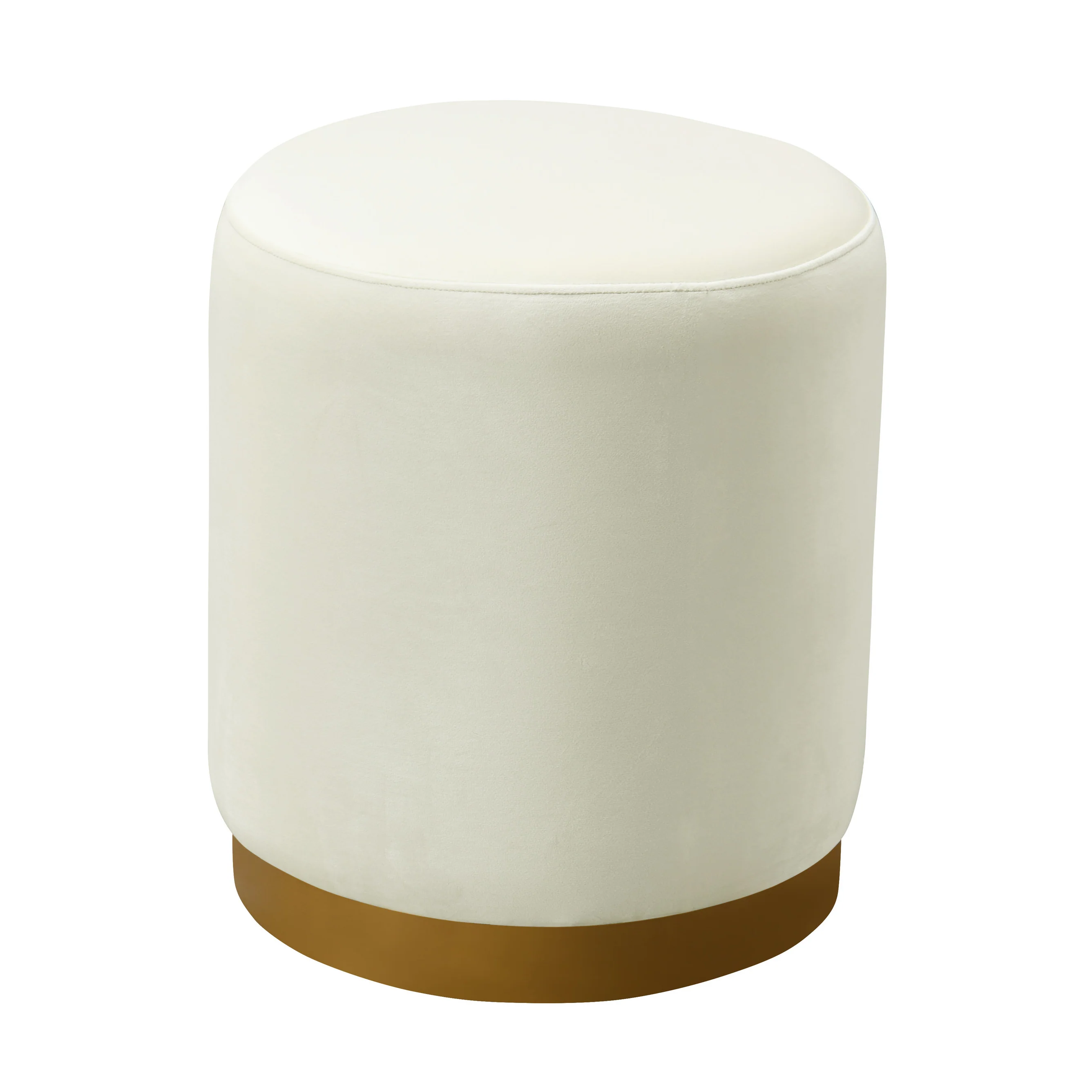 Opal Performance Velvet Ottoman - Image 7