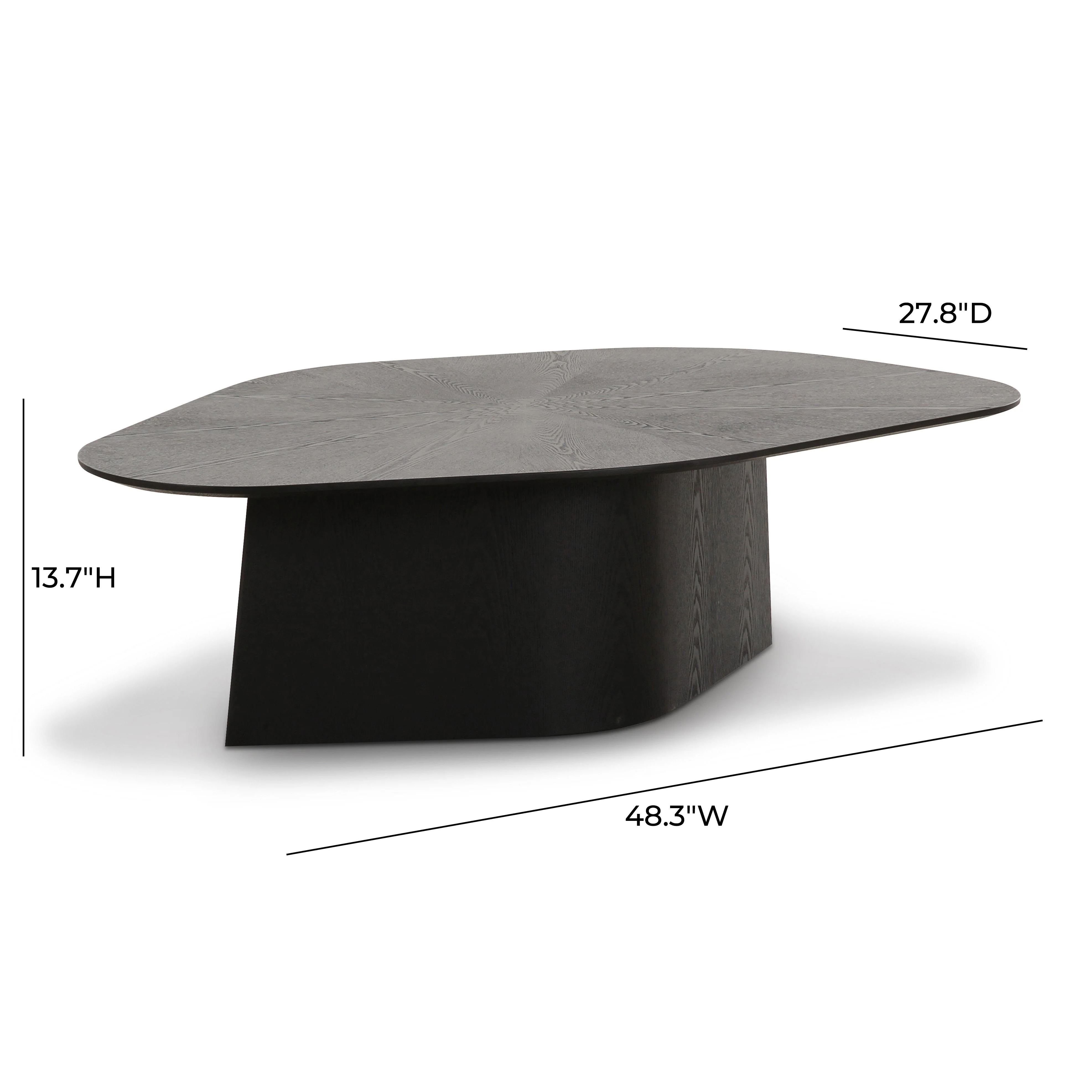 Roche 48" Ash Geometric Coffee Table - Image 7