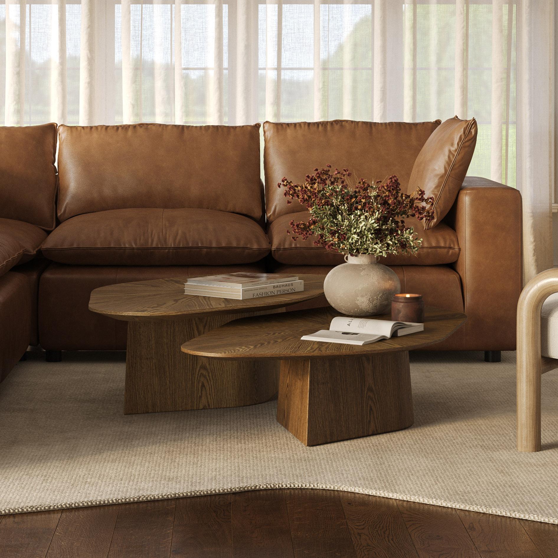 Roche 2-Piece Ash Nesting Coffee Table Set - Image 7