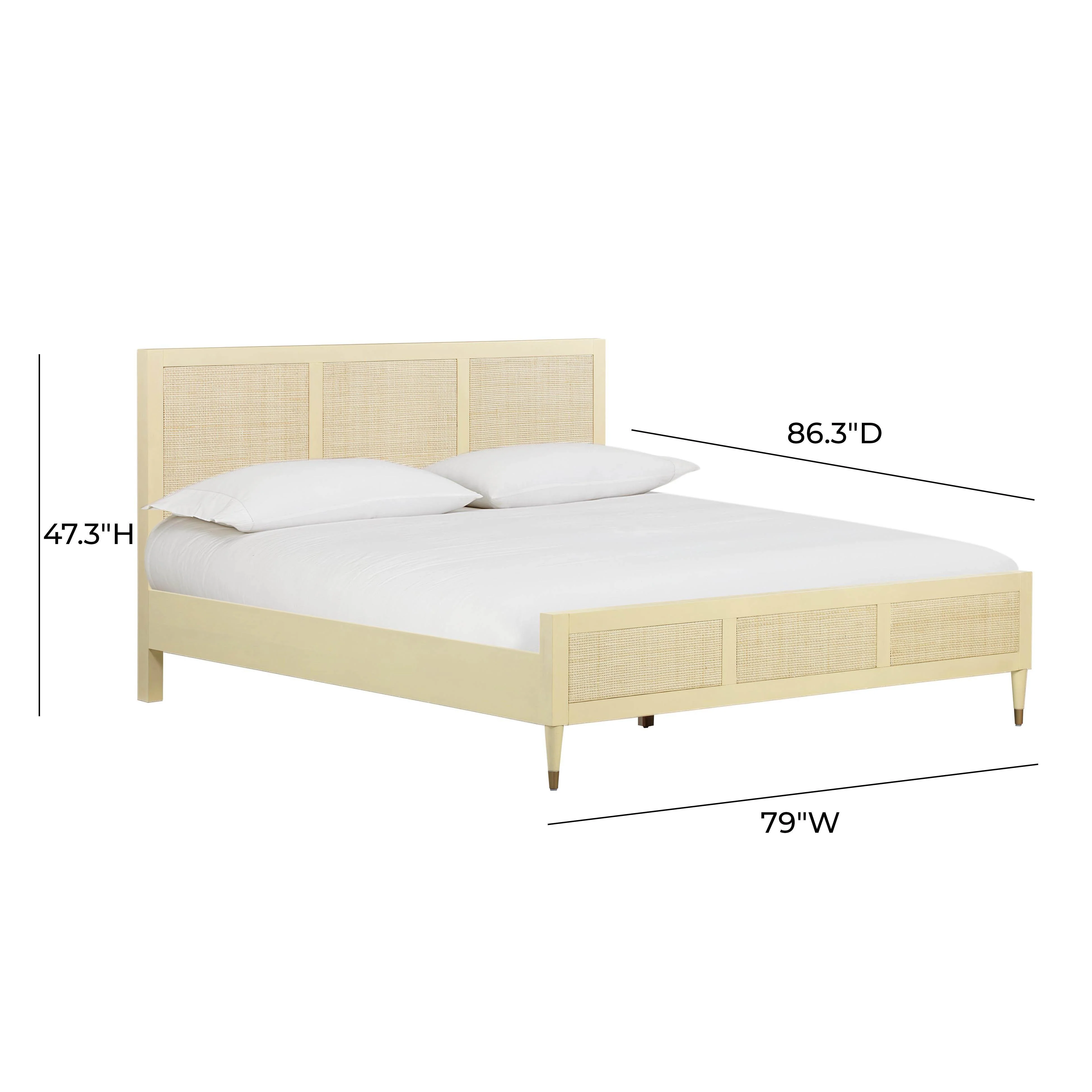 Sierra Wood & Rattan Bed - Image 35