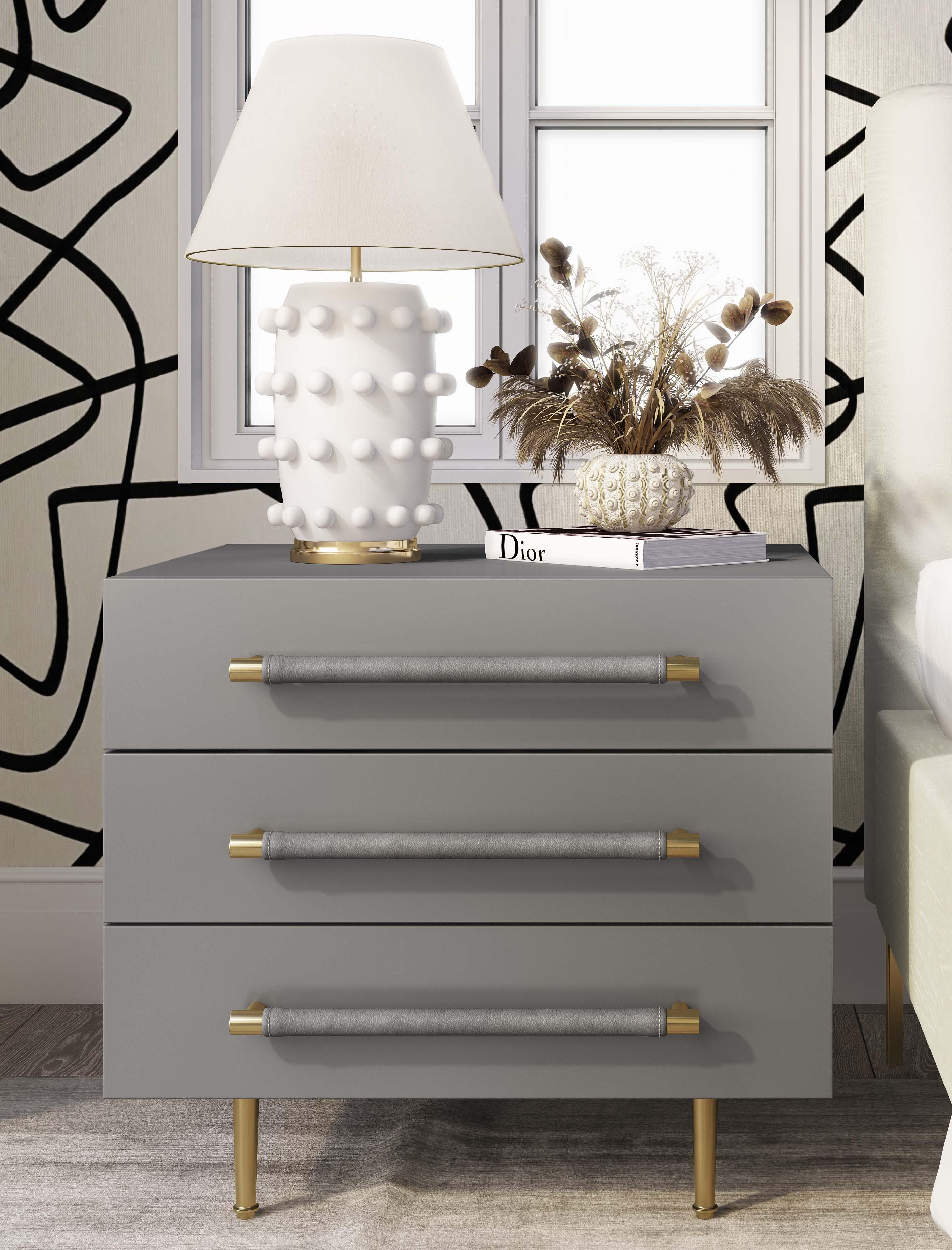 Trident 28" 3-Drawer Nightstand - Image 3