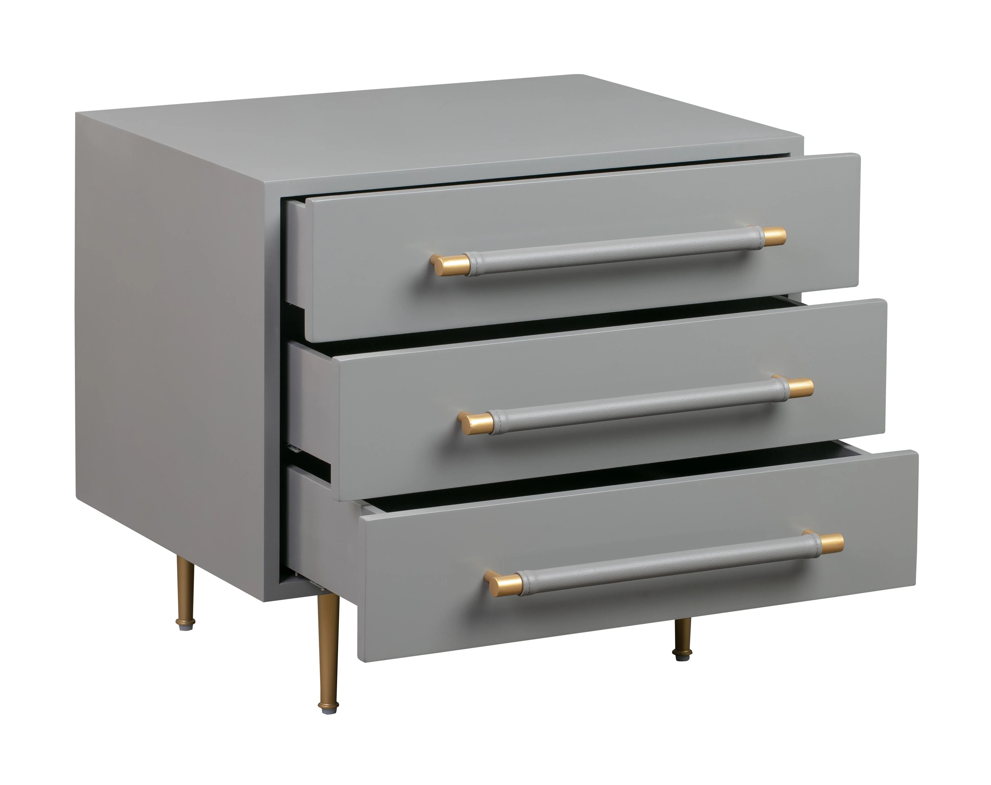 Trident 28" 3-Drawer Nightstand - Image 5