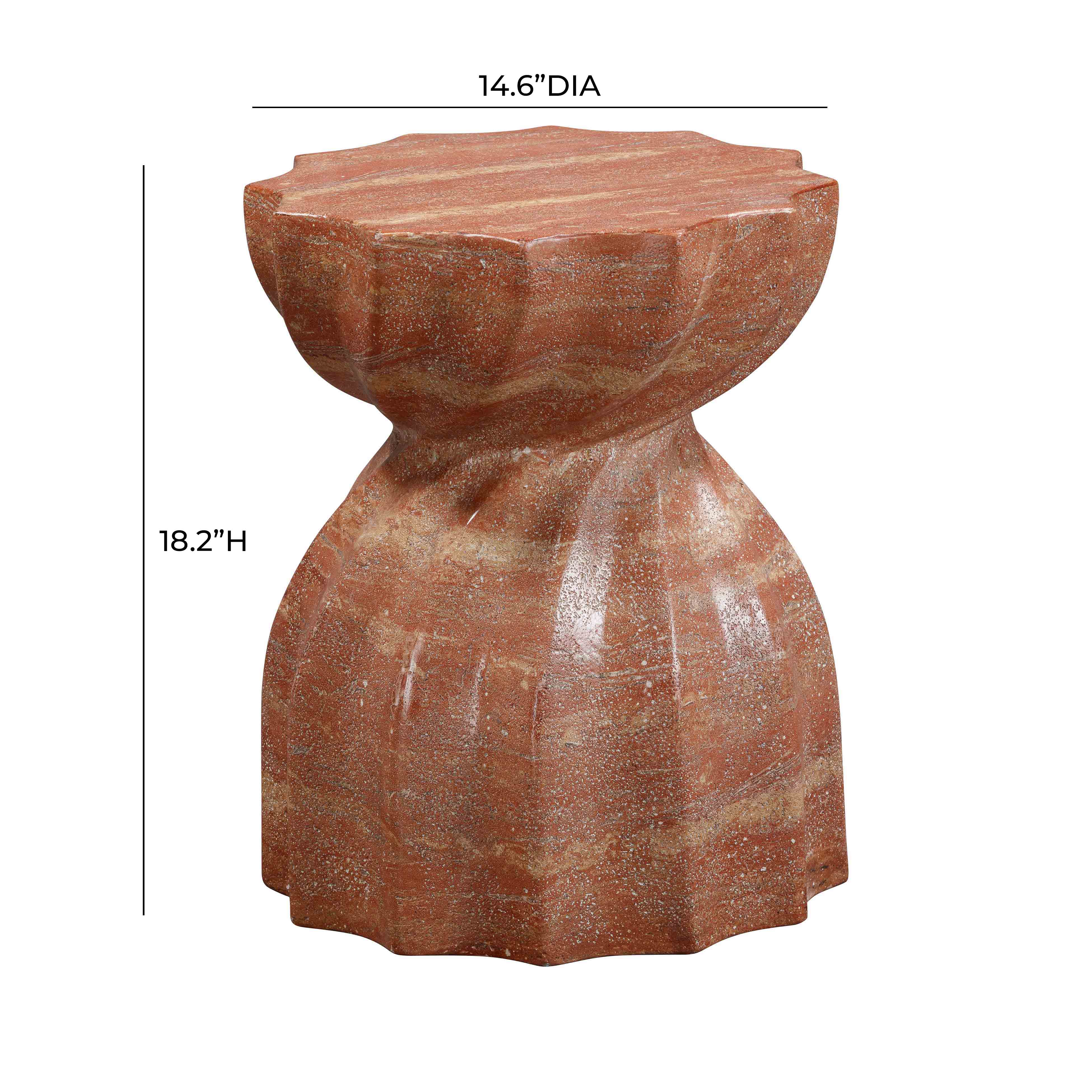 Turin Indoor / Outdoor Concrete Stool - Image 13