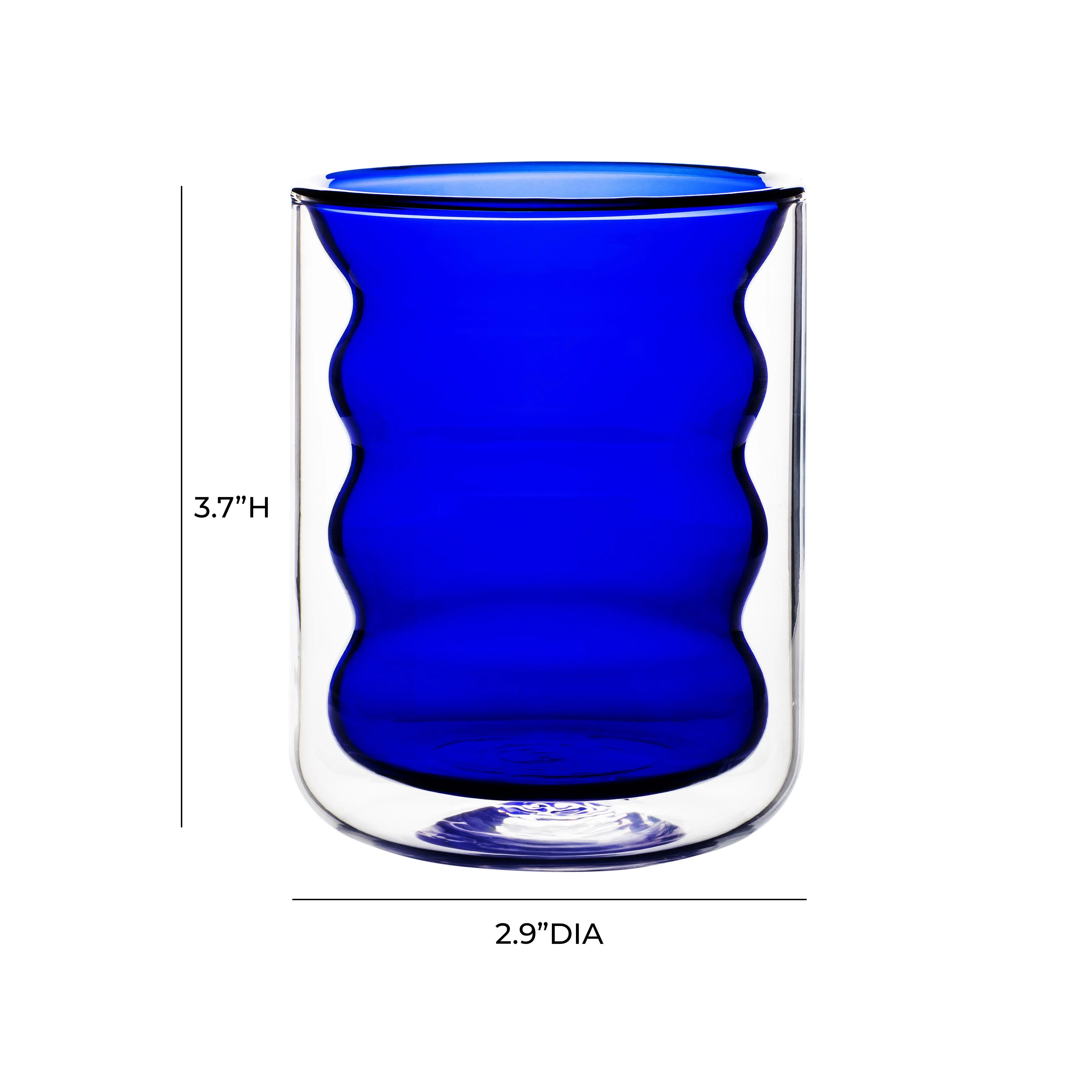 Waves Water Glass - Set of 4 - Image 12